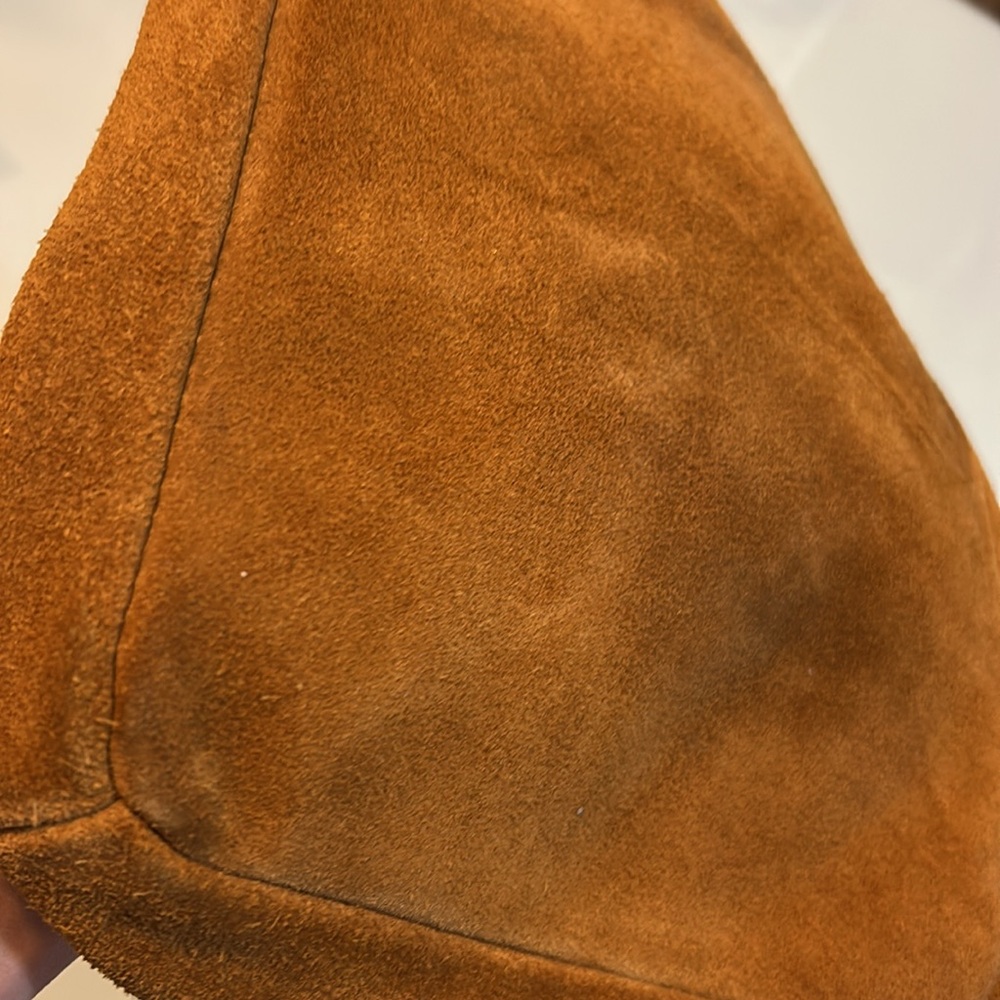 Vintage boho Minnetonka suede fringe shoulder bag purse - Picture 8 of 16